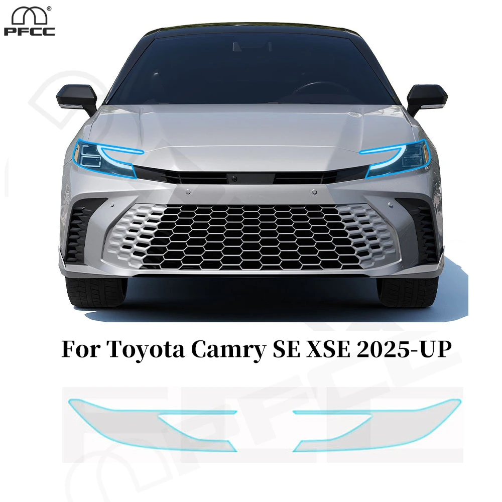 

For Toyota Camry 2025 2026 Headlight Rearview B Pillars Anti-scratch TPU Protection Film Pre-cut PPF Clear Bra Resistant Cover