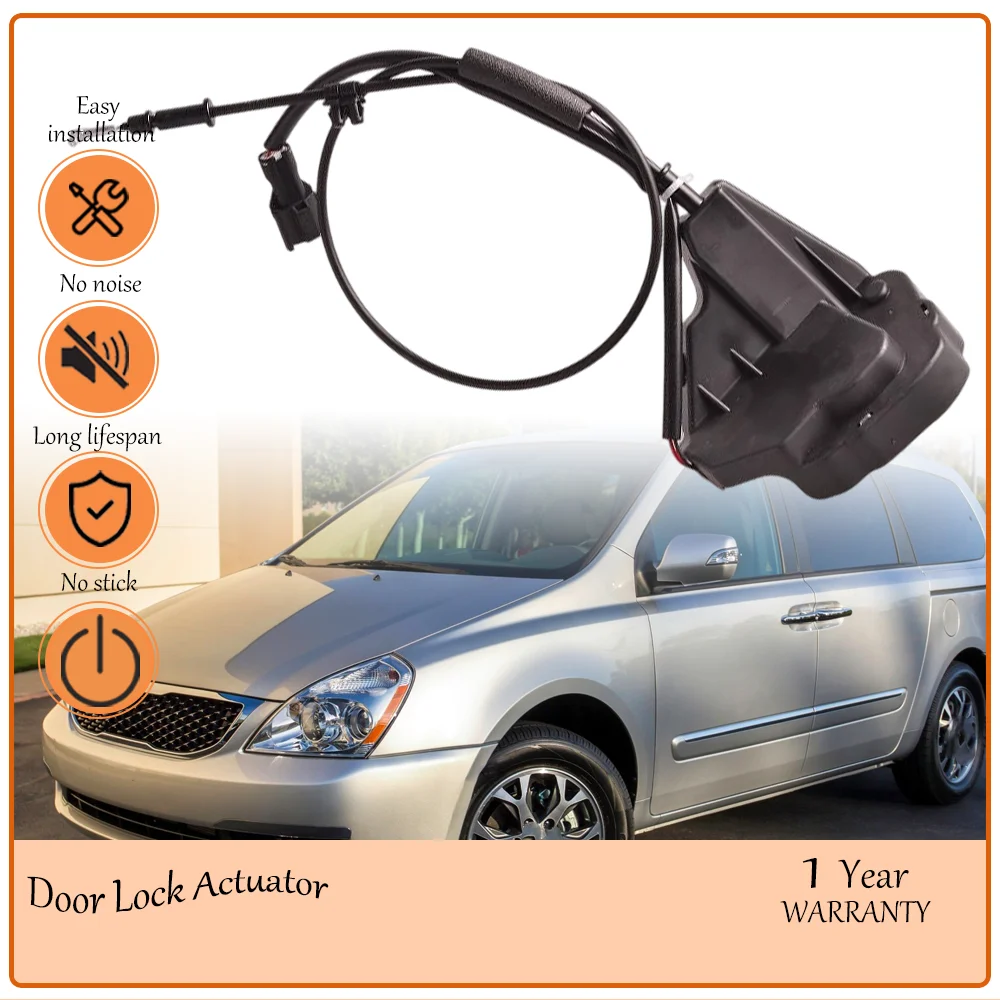 

2pin Rear Left Sliding Door Lock Latch crafted for Kia Sedona 2006-2014 & Hyundai Entourage 2007-2010,oem 81410-4D010,814104D010