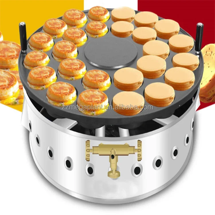 CE Approved Hamburger Grill Machine 9 Holes Commercial Telur Burger Maker Mini Burger Maker