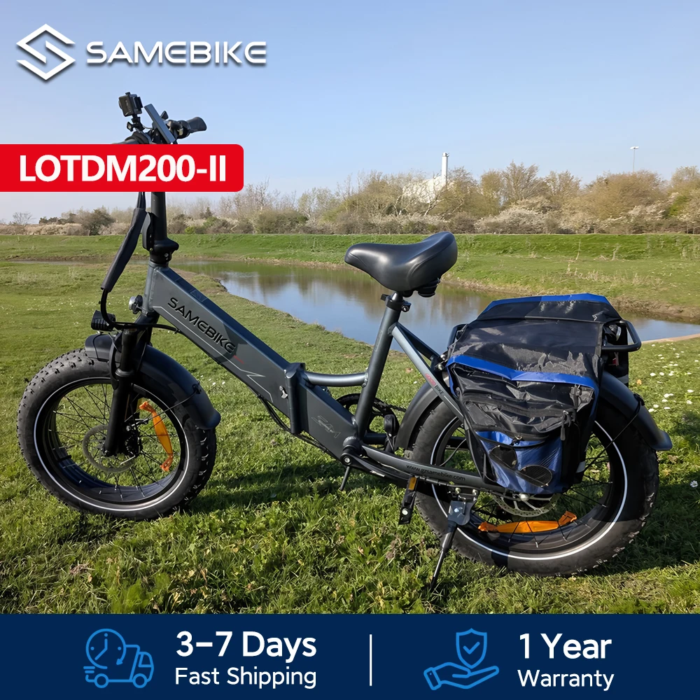 Image of Elektrofahrrad LOTDM200-II Motor 48V13AH Leistung E-Bike NFC-Entsperrung Faltbar All-Terrain Elektrofahrrad für Männer und Frauen