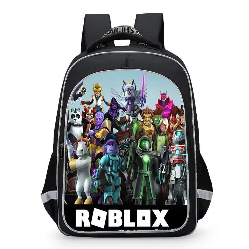 

Fashion Backpack Roblox School Bag Game Surrounding Primary and Middle School Students Men and Women Bag Zipper School Bag