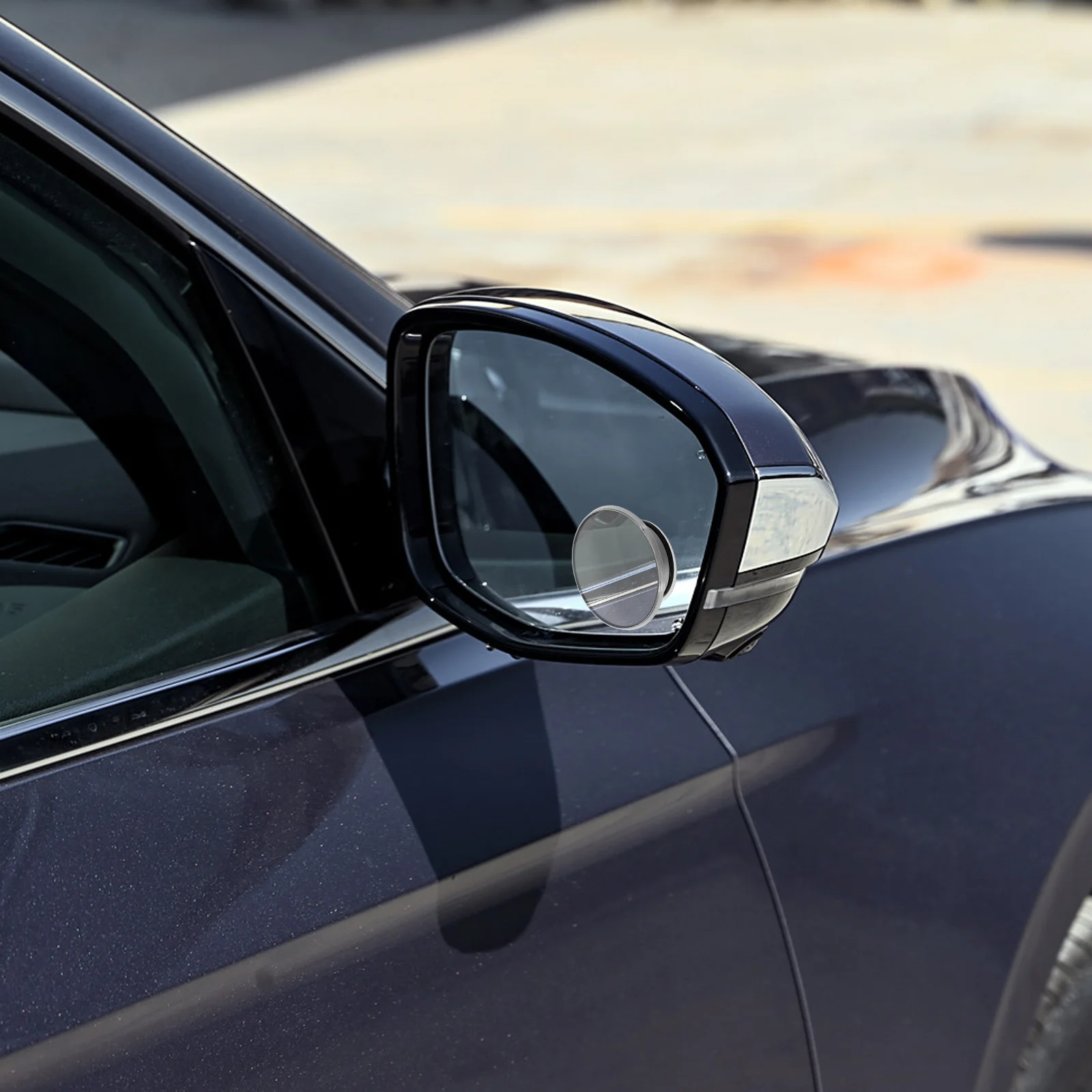 

2Pcs Suction Cup Blind Spot Mirror Car Rearview Small Round Wide Angle Adjustable Lens for Truck Suv Interior Safety