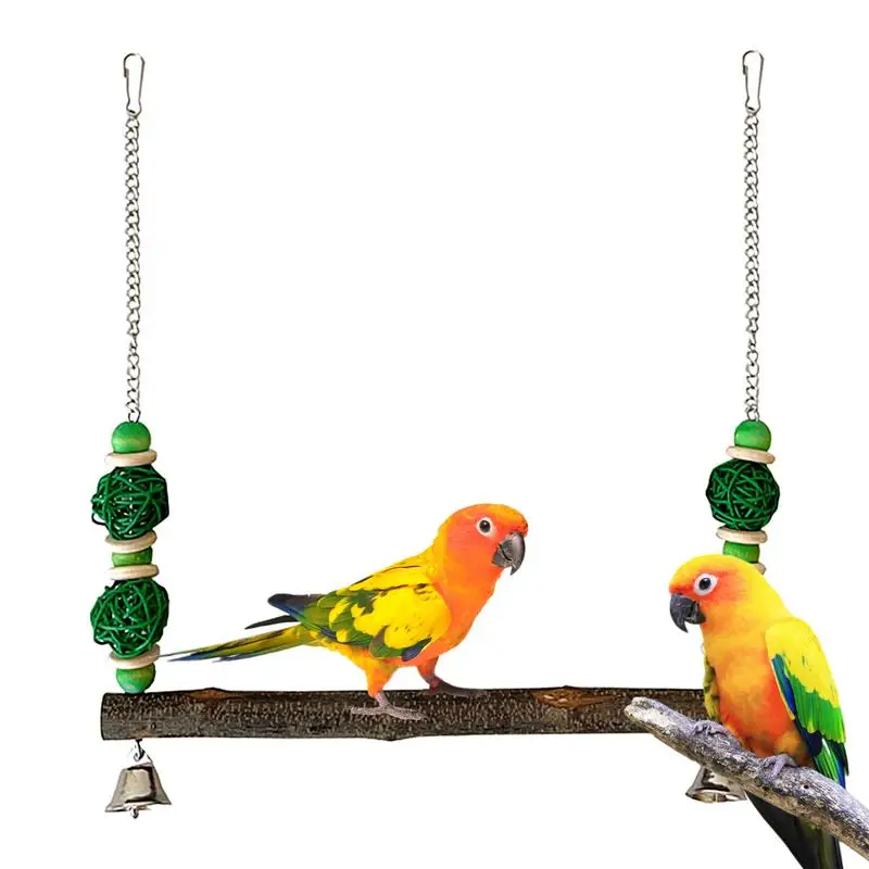 Parrot Swing Toy Multipurpose Parakeet Swing Bird Hang Hammock Versatile Bird Swing Toy Parrot Hammock With Hook For Lovebirds