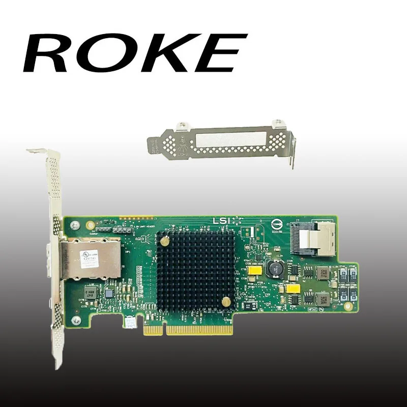 ZFS FreeNAS unRAID용 LSI 9207-4i4e SAS HBA, 6Gbps PCI-E 3.0 P20 IT 모드 