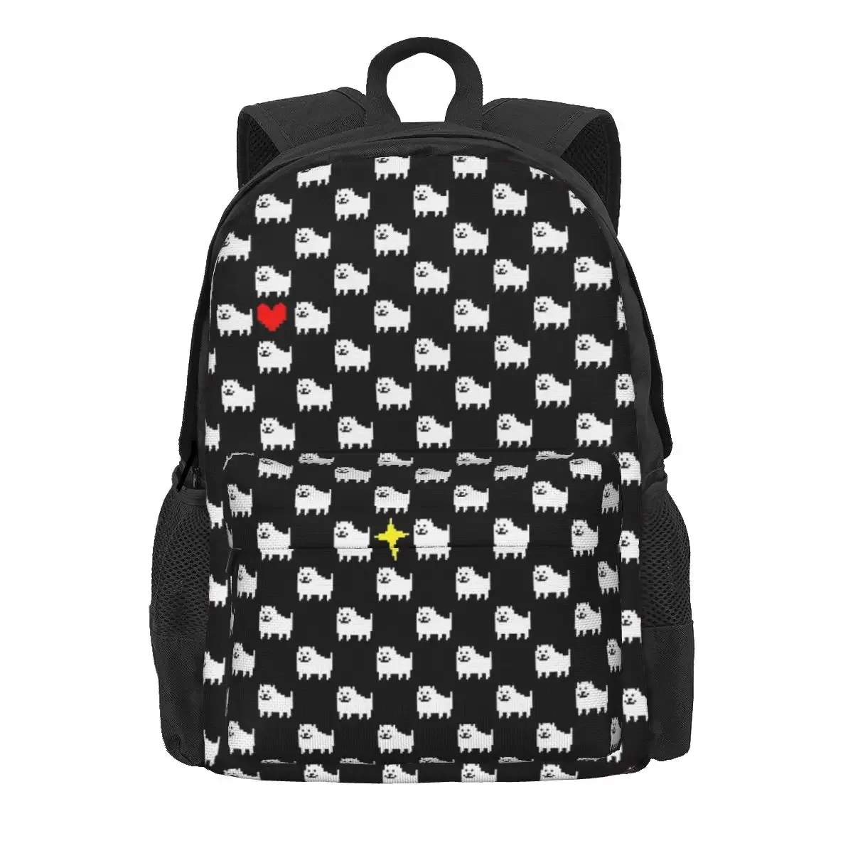 Undertale Dog Heart Backpacks Boys Girls Bookbag Students School Bags Cartoon Kids Rucksack Laptop Rucksack Shoulder Bag