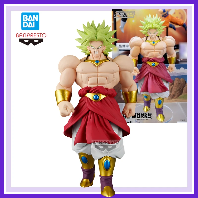 

Original Bandai Banpresto Dragon Ball Z Solid Edge Works The Deployment Broly Anime Action Figures Model Decoration Boy Toys