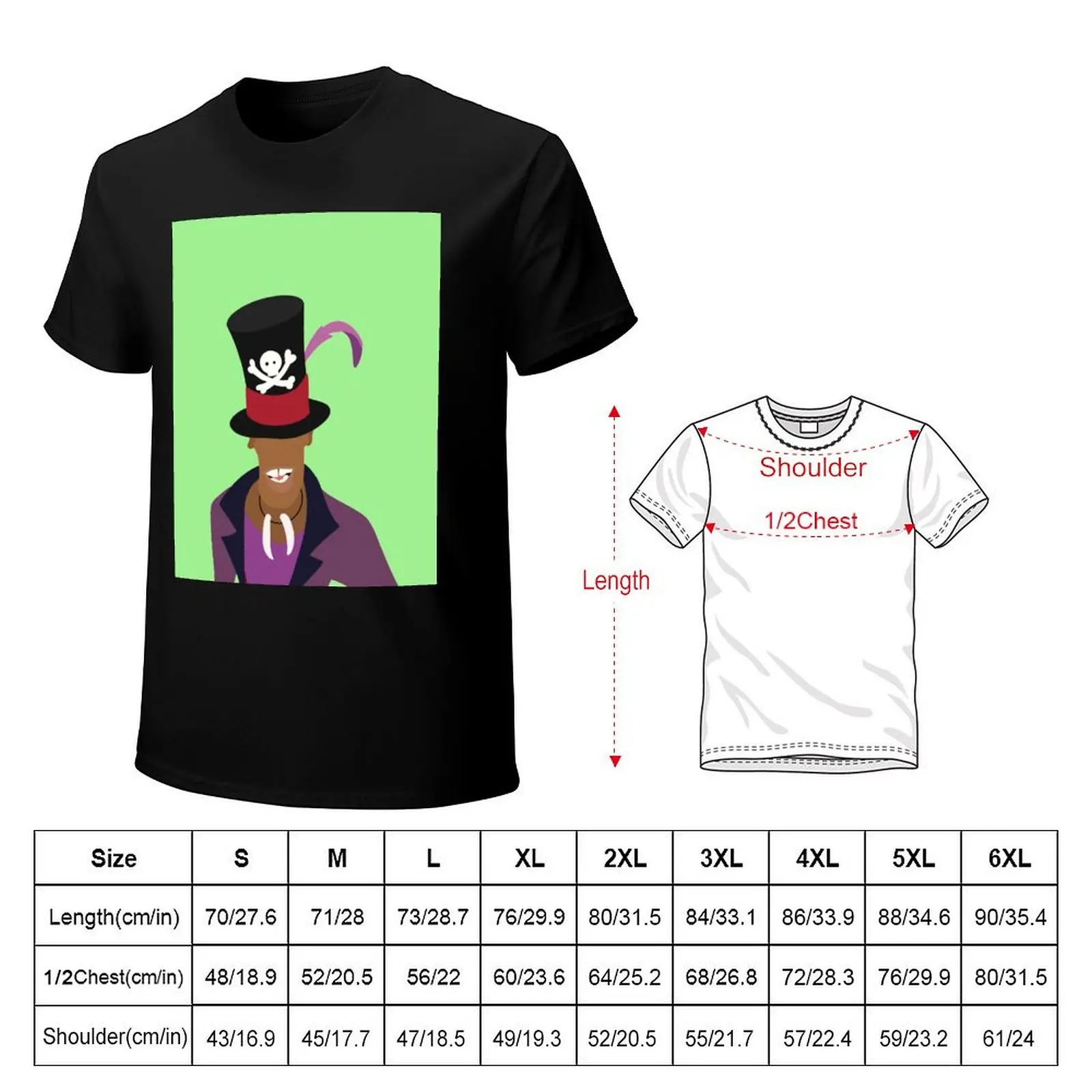 Minimalist Dr. Facilier T-Shirt Sun Protective Outdoor Tee Top