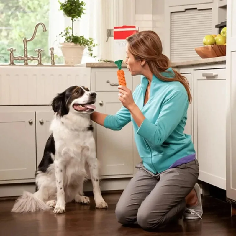 1 шт., игрушка для собак, морковный узел, веревочный шар, хлопковая веревка, гантели, щенок, чистка зубов, жевательная игрушка, прочная плетеная, устойчивая к укусам, товары для домашних животных