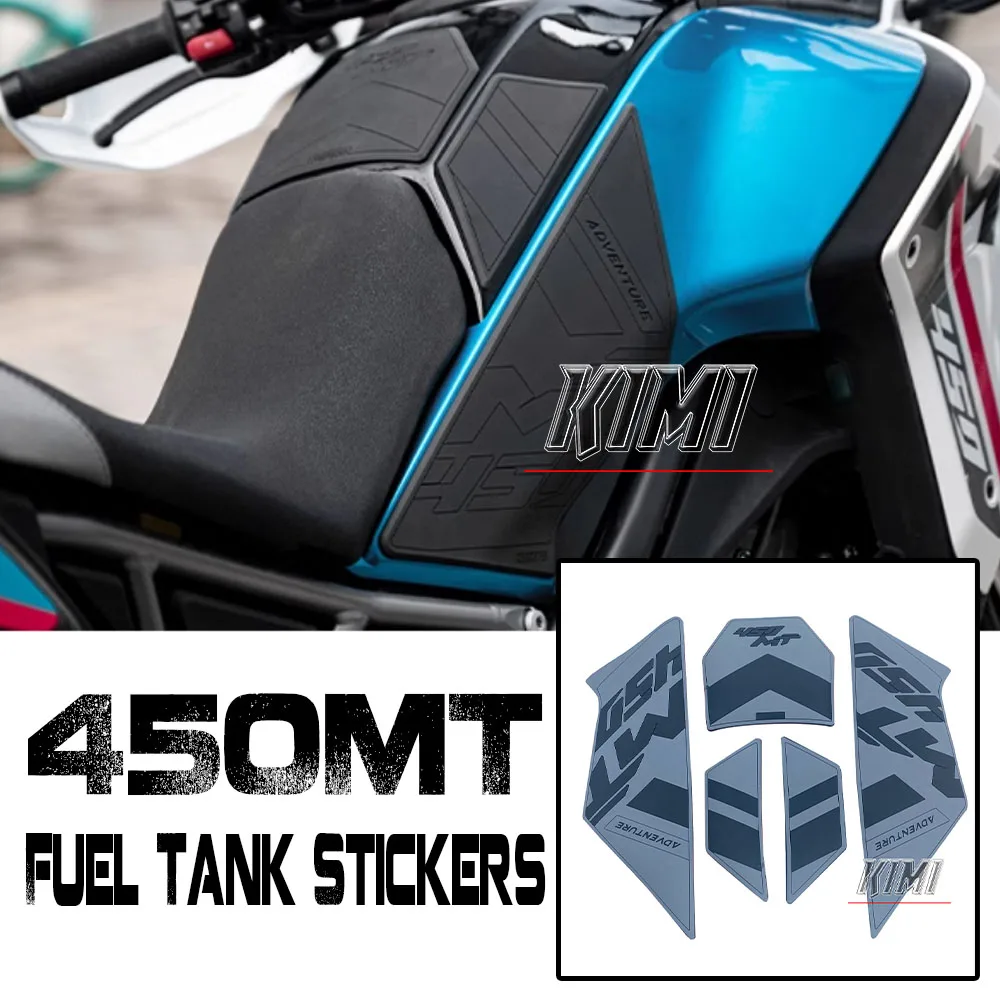 

For CFMOTO 450MT Motorcycle Accessories Rubber Gas Tank Decoration And Protection Thicken Decals Fuel Tank Stickers Kits