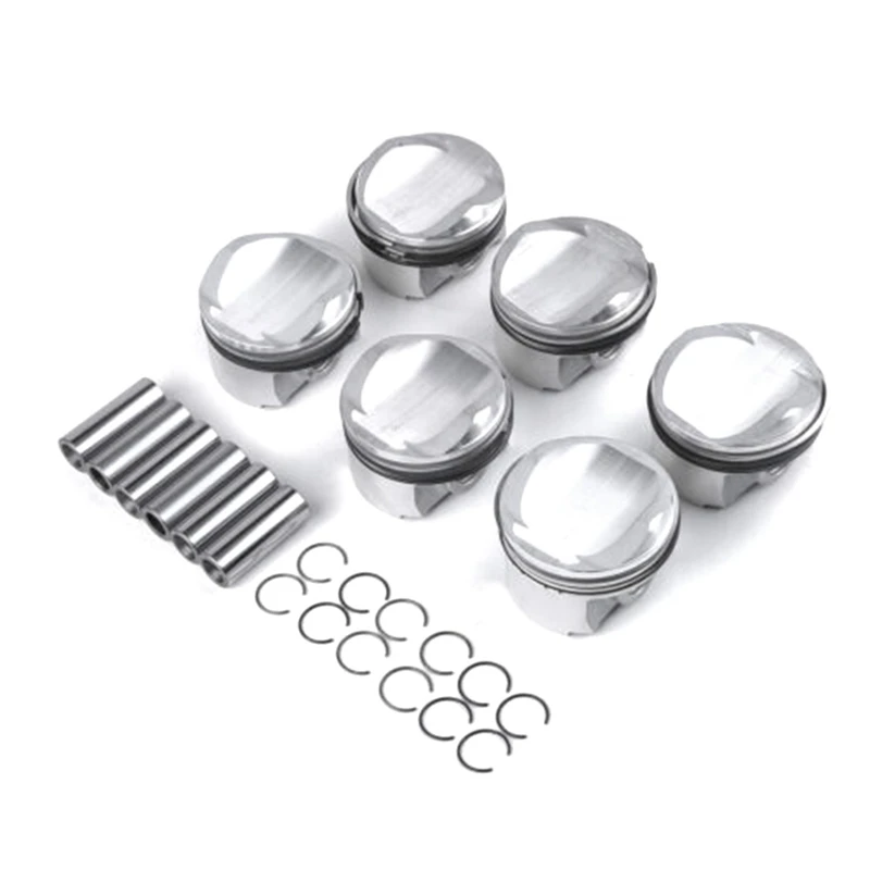 3.0T V6 Engine Piston & Ring Assembly Set Replacement For  A4 A5 A6 A7 A8 06E107065DM 06E107066DM 06E198151Q