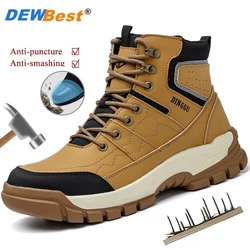 European standard Kevlar men's anti-smash and anti-puncture safety steel toe construction site work shoes four seasons models