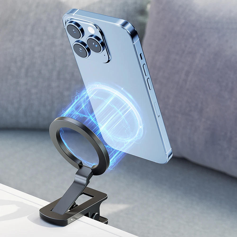 Magnetic Airplane Essentials Phone Stand Alloy Metal Clip Travel Must Haves Phone Stand Smartphone Stand for iPhone 15 14 13 12