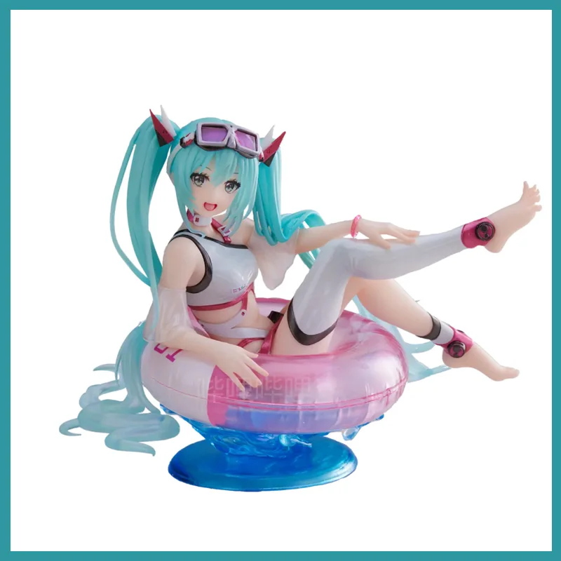 15cm TAITO Hatsune Miku VOCALOID Swimming Pool Party Swimsuit Anime Action Figure Model Toys Gift for Birthday