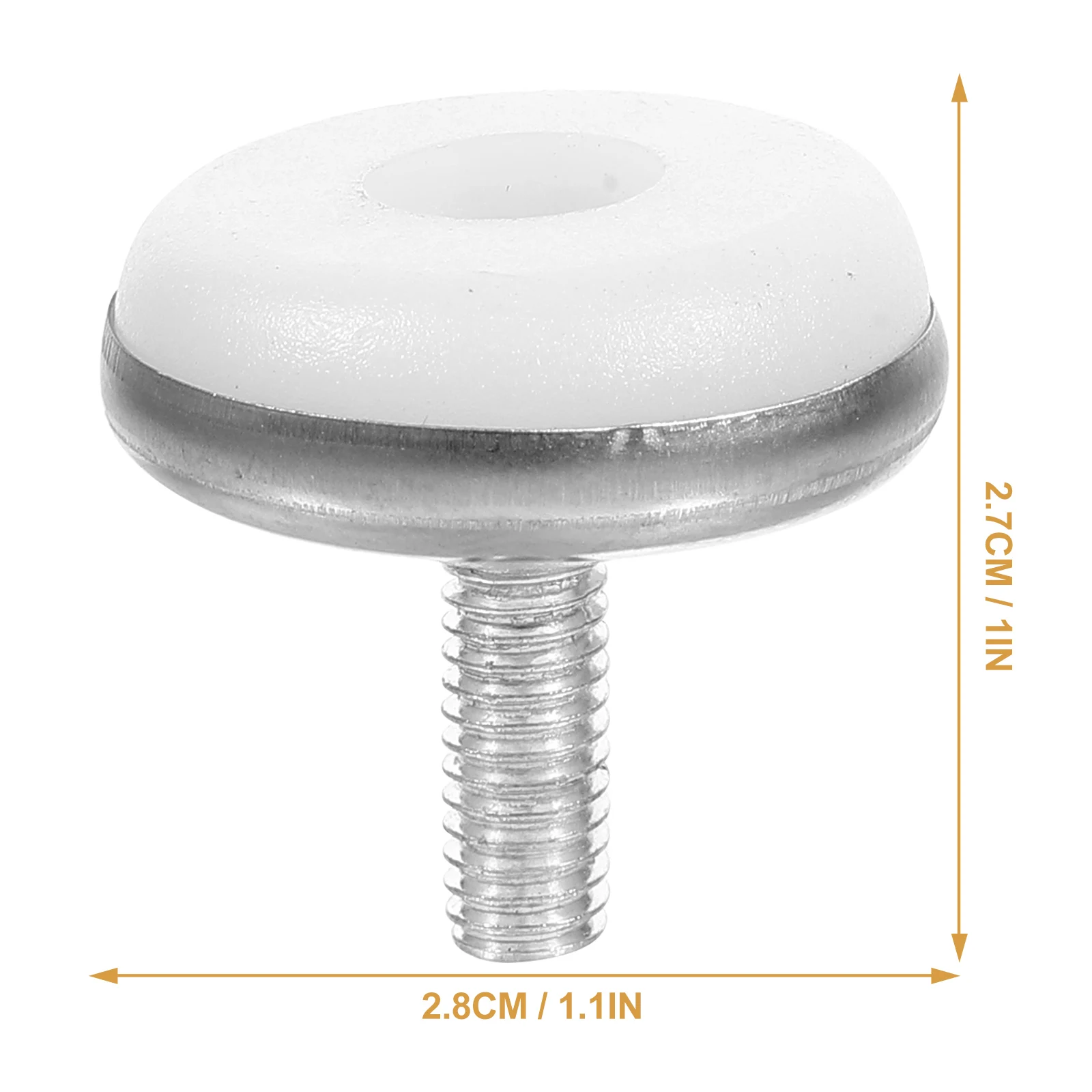

10 Pcs Adjustable Foot Pad Furniture Hardware Accessories Metal Legs for Showcase Desk Table Sofa Bed Coffee Table Feet Levelers
