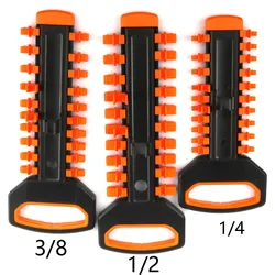 Sockets Wrench Holder Set para armazenamento de soquete, espaço Rail Bandeja, Organizador, Barra de Colocação Ferramenta, 1,4 