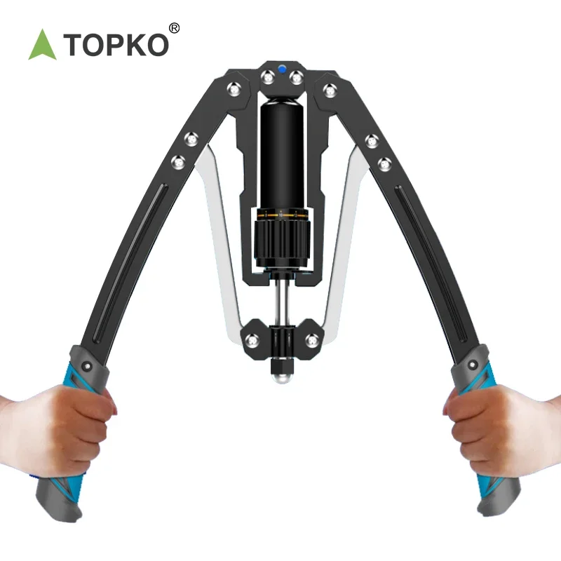 

TOPKO Multi-function Adjustable Hydraulic Arm Force Device for Home Use Gym Fitness Arm Strength Device Trainer