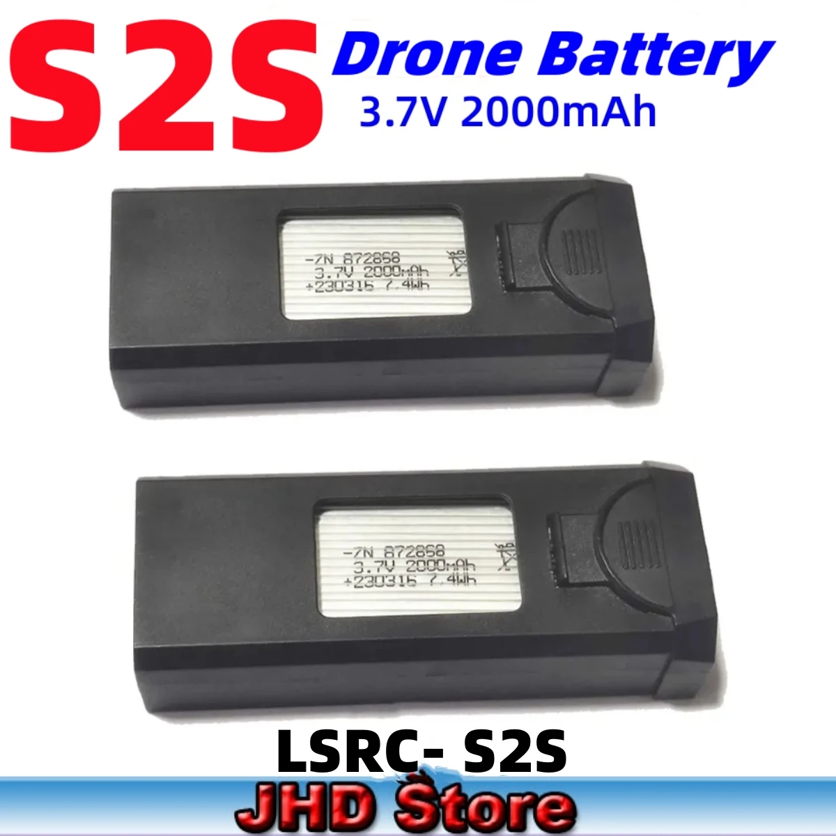 

JHD Orignal LSRC S2S Battery 2000mAh For LS-S2S Drone RC Qudcopter Original Battery Spare Part Battery