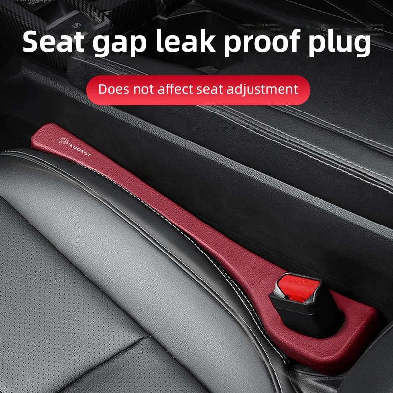 

2Pcs Car Seat Gap Plug Strips Gap Leakage Prevention Strips For Peugeot 206 307 308 207 3008 208 407 508 2008 5008 301 406 408