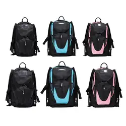 Roller Skate Backpack Large Capacity for Kids Skate Accessories Ice Skate Carrier Quad Skate Shoes Bag for Ice Hockey Skate