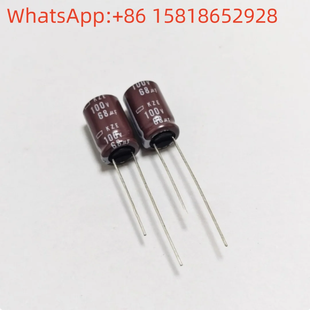 

20pcs 100V68UF 10X16 Japan Black Diamond KZE High Frequency Low Impedance Original Electrolytic Capacitor 68UF100V