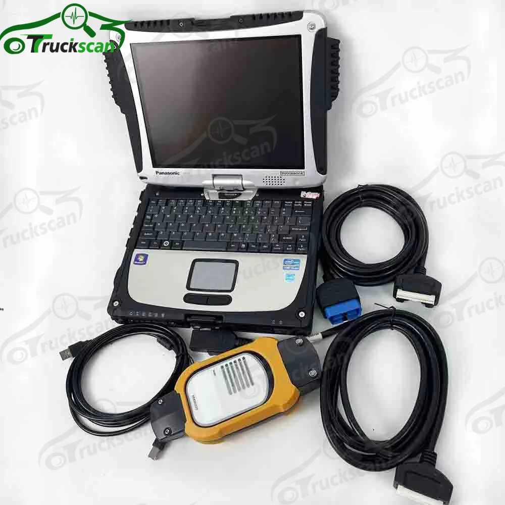 for VC-ADS 88890180 diagnostic scanner 88890020 truck diagnostic tool with toughbook CF19 Laptop 2.8 PTT in development model