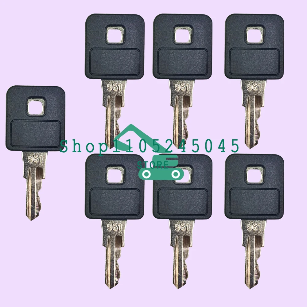 

50PCS Brand New 961 Ignition Keys 214961 214-961 Compatible with Ditch Witch Trencher 1330 RT40