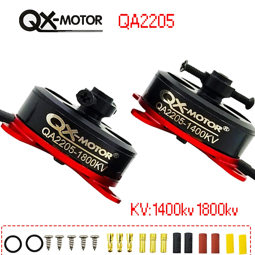 1 szt. Silnik bezszczotkowy 2S 3S QA2205 / 2204 1400KV 1800KV do samolotu stacjonarnego RC KT F3P