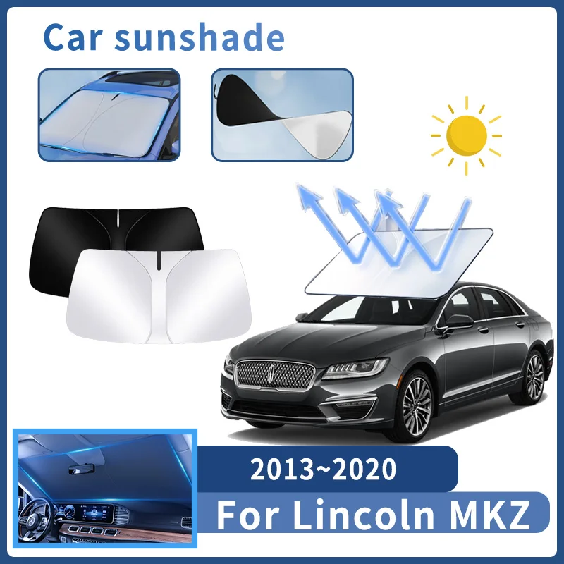 

Auto Parts For Lincoln MKZ MK2 2013~2020 2018 Sunshade Windshield Sun Protection Heat Cover Summer Car Interior Accessories Tool