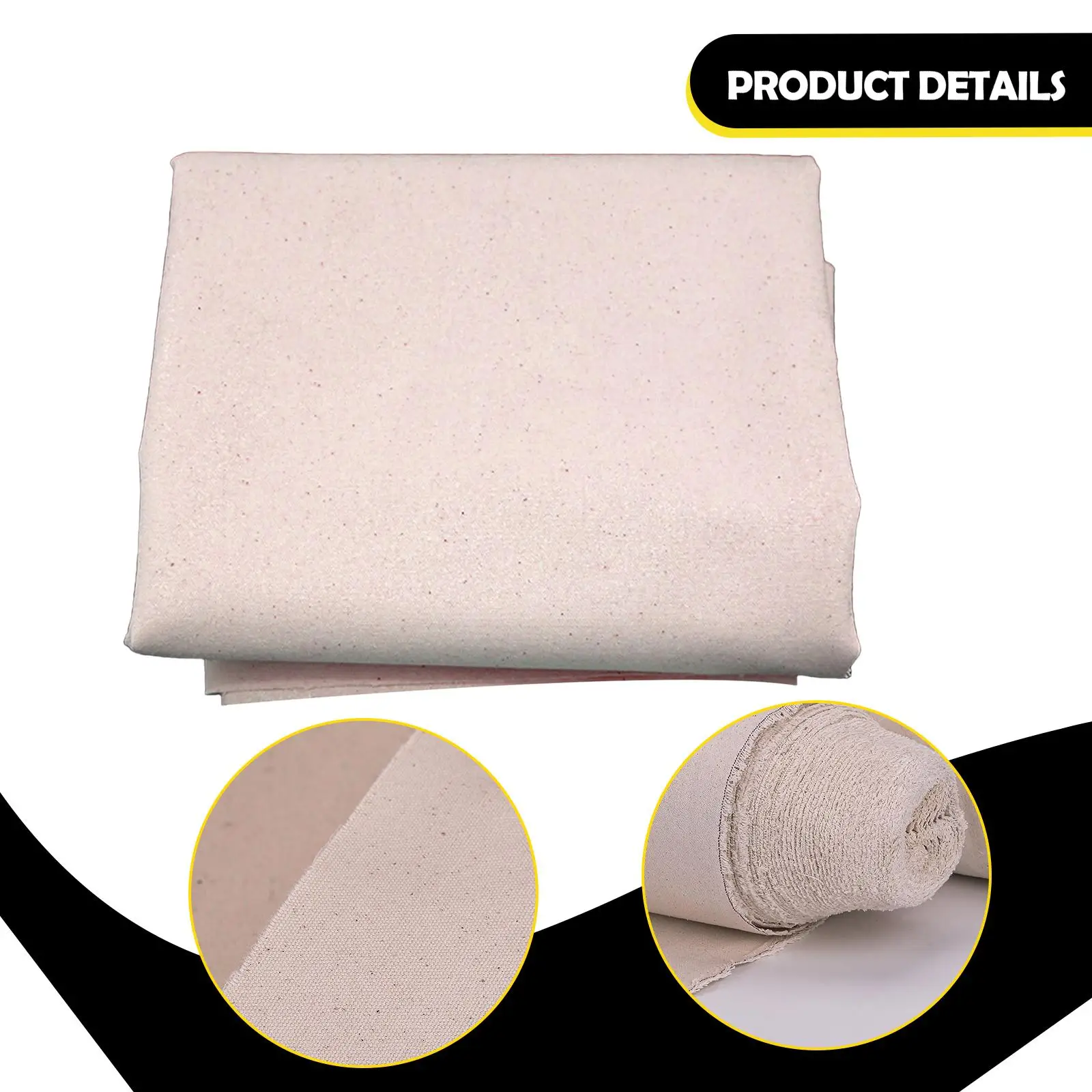 Canvas interfacemateriaal Enkelzijdige smeltbare stoffen rol voor handgemaakte benodigdheden Gordijnen Ambachten