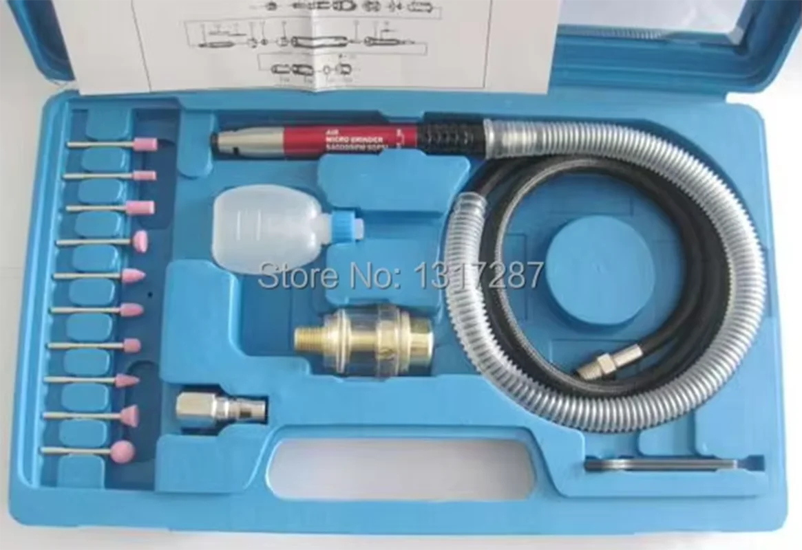 micro air die grinder XF-011K three bearing pneumatic mini grinding tool  (connector: EU, Italy, Germany, America, Japan type)