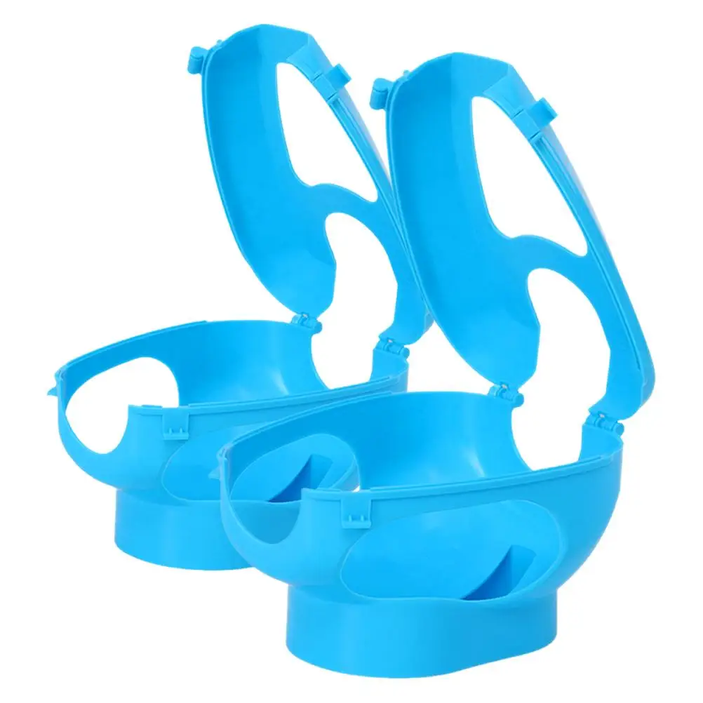 

2 Pcs Outdoor Pigeon Retainer Carrier Fixture Dove Sky-blue Fixed Holder Travel