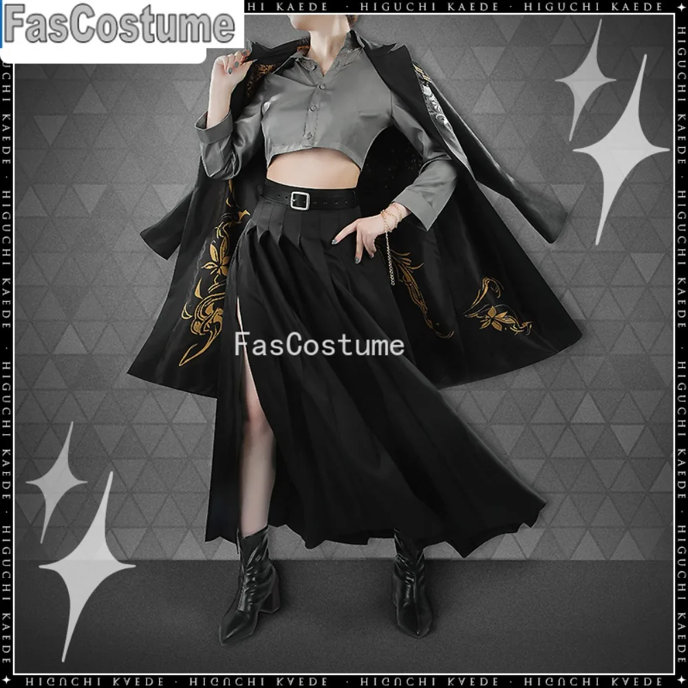 بدلة ألعاب FasCostume EHiguchi Kaede أزياء تنكرية رائعة لحفلة الهالوين ملابس لعب الأدوار مخصصة بأي حجم #2