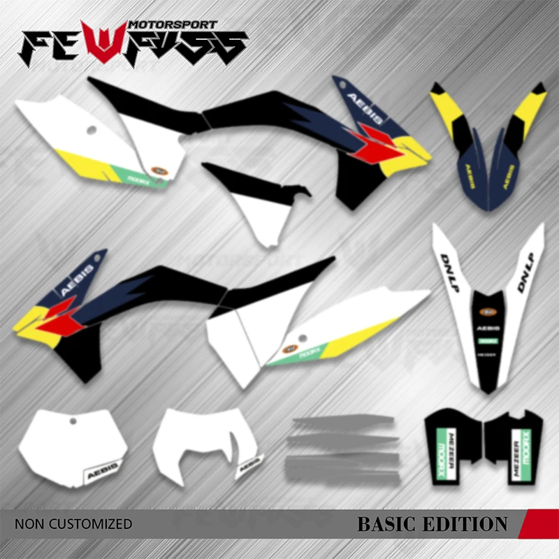 

Fewfuss For KTM EXC EXC-F 125 250 300 350 450 2012 2013 Graphics Decals Stickers Motorcycle Background Custom Number Name
