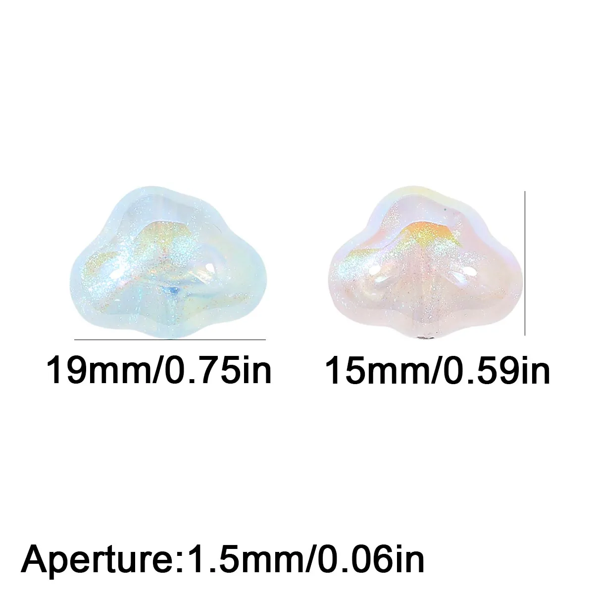 5/10/20PCS Cloud Shape Resin Beads 15x19mm Spacer Loose Beads for Jewelry Bracelets Necklace Making DIY Accessories Wholesale