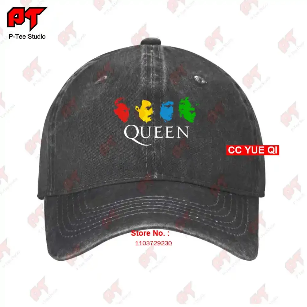 Good 80S Queen The Best Band Fredy Mercury Baseball Caps Truck Cap QDQ3