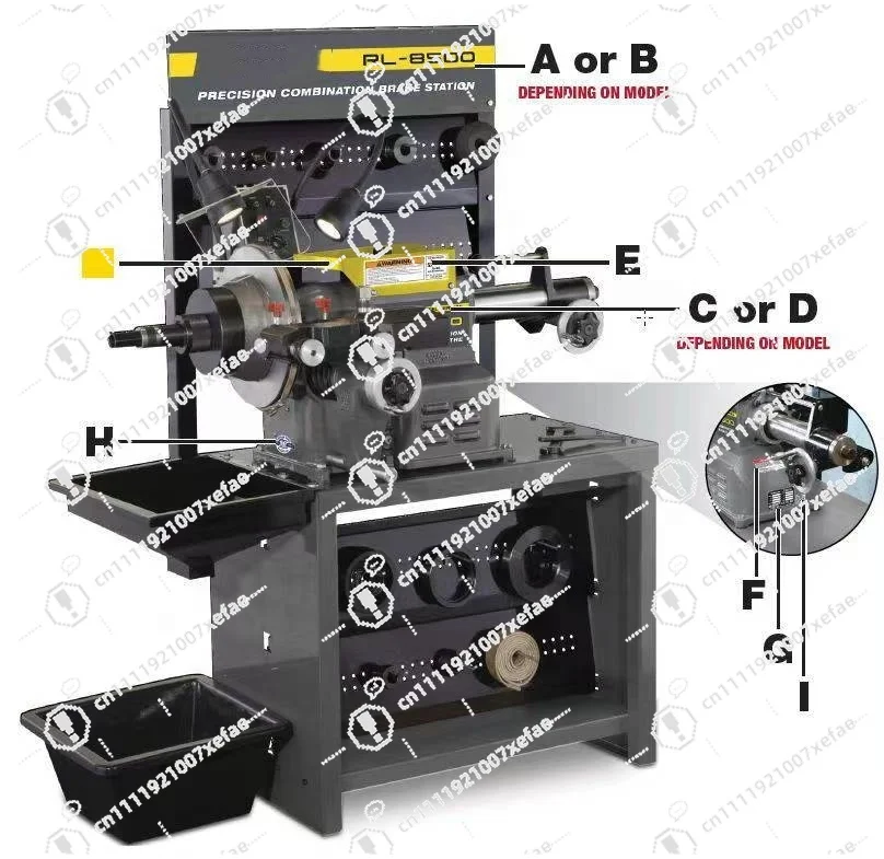 RL-8500 152 -711mm Brake Drum Lathe, More Accurate Disc Drum Brake Lathe, Equipped with Independent DC Servo Motor