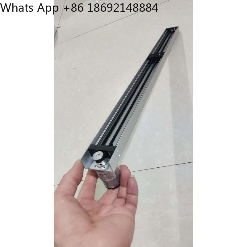 520 type DC geared motor, linear sliding table module, with limit switches at both ends, can be installed in front and back