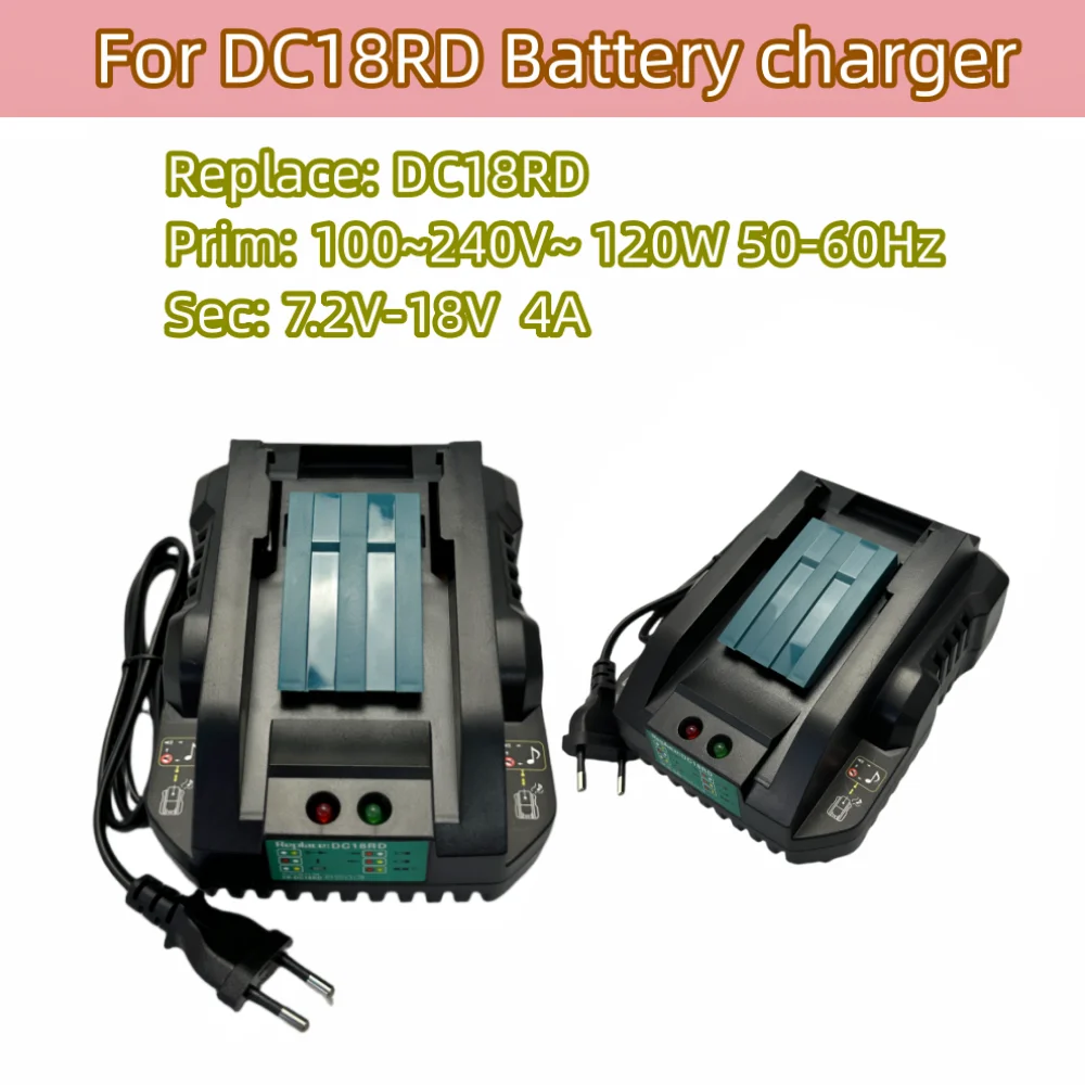 DC18RD single slot Battery Charger 4A Charging Current 7.2V-18V power tool lithium battery charger For BL1830 BL1840 BL1850