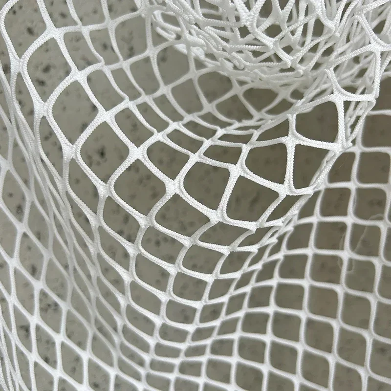 Mesh Large Fishing Net Fabric 2CM Diamond Grid Oversized Hollowed Out Transparent Elastic Soft for Clothing Diy Sewing