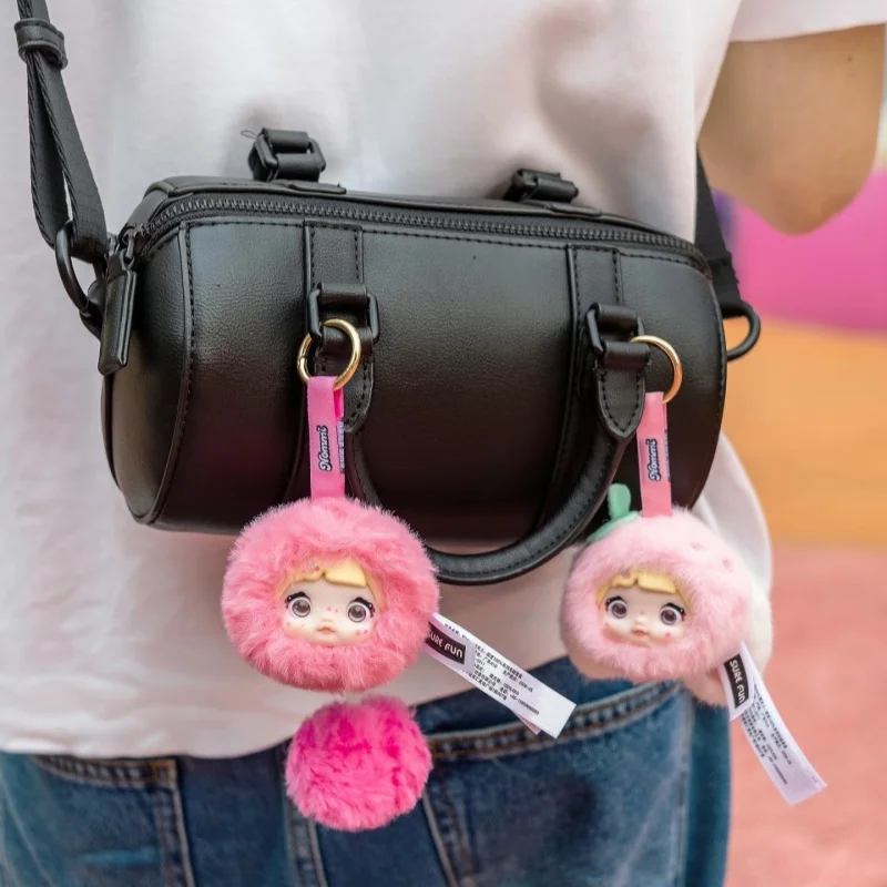 Nommi Baby 100% serie dulce caja ciega Linda muñeca de Anime Nommi Mibao bolsa sorpresa llavero colgante de felpa de vinilo caja misteriosa de juguete