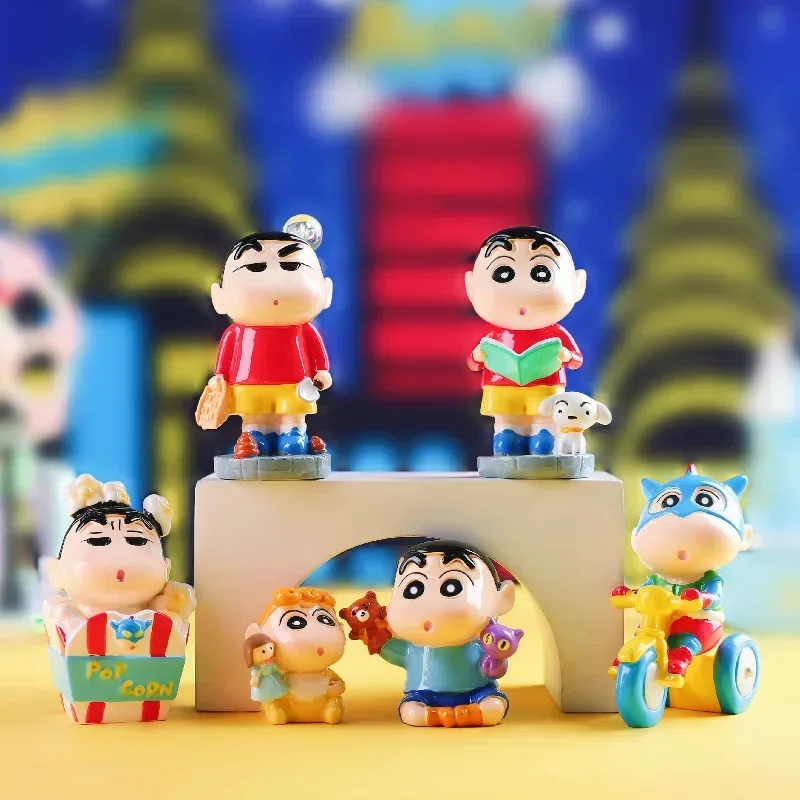 The New Crayon Shin-Chan Goku Trendy Animation Figures Cartoon Style Peripheral Toys Birthday Gift For Girlfriend