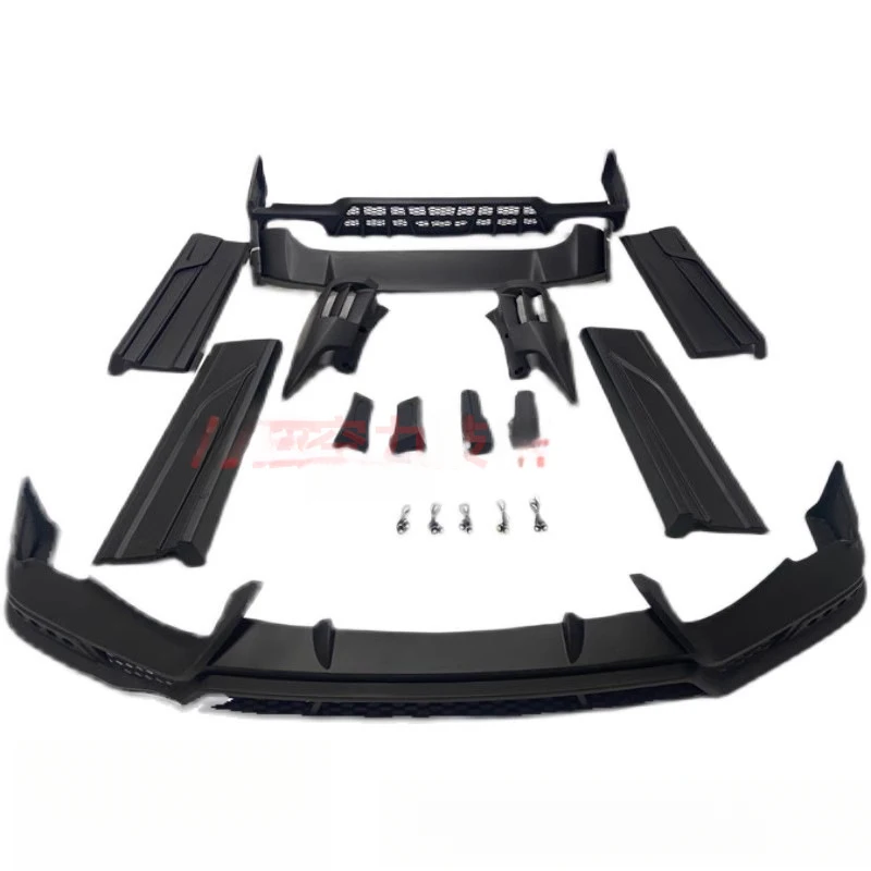 Suitable for Toyota Wilfa modification with Rowen Wolf Flame small body kit, front , rear lip, side skirts, and spoiler upgra