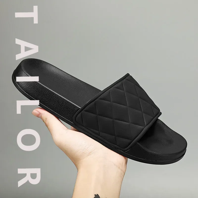 

Модные мужские тапочки, домашние и уличные пляжные дизайнерские тапочки на мягкой подошве, повседневная обувь, мужские и женские домашние тапочки для пар