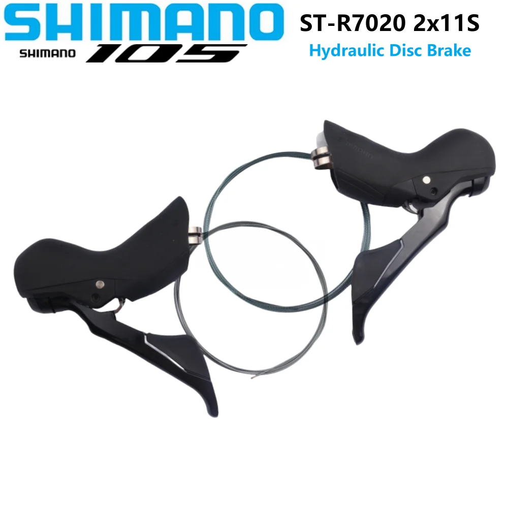 SHIMANO 105 ST-R7020 Hydraulic Disc Brake Shifter Only One Side Or 1 Pair DUAL CONTROL LEVER 2Speed/11Speed For Road Bike Parts