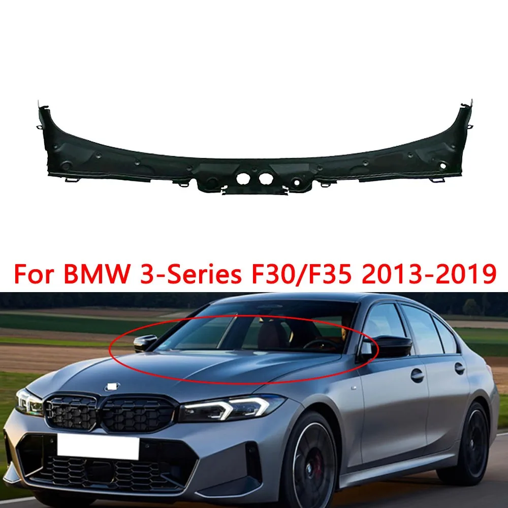 ABS Front Windshield Wiper Cowl Cover Compatible For BMW 3-Series F30/F35 2013-2019 Windshield Cowl Panel Grille Rain Tray