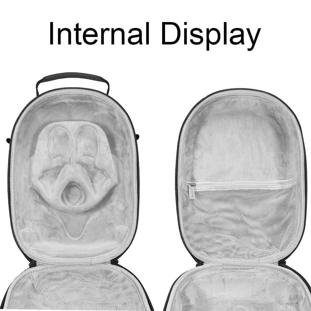 EVA 하드 휴대용 케이스, 낙하 방지 휴대용 보관 가방 (메쉬 포켓 포함), 메타 퀘스트 3S VR 액세서리용 여행용 휴대 가방