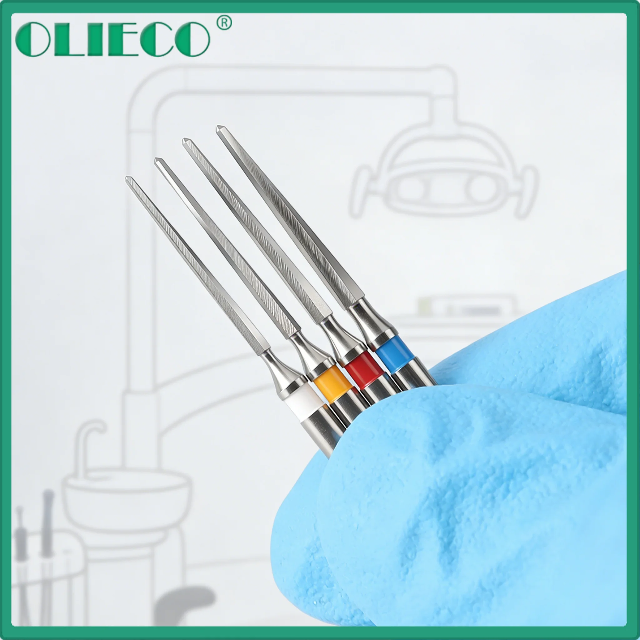 

4 шт./кор., стоматологические волоконные стоматологические сверла, развертки для сверл, 32 мм, эндодонтическая развертка для корневых каналов из нержавеющей стали, 1-4 # для стоматологических инструментов