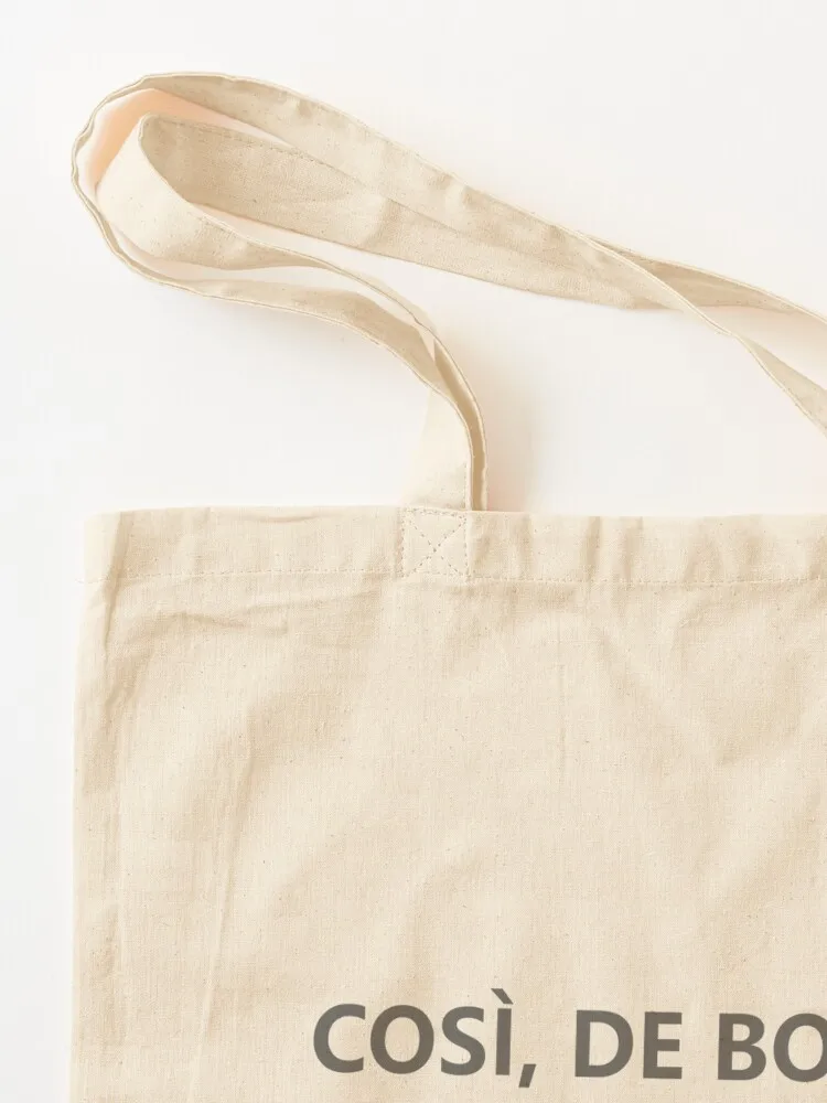Così, de botto, senza senso - Boris Tote Bag woman shopping bag shopper bags bag luxury women tote bags aesthetic