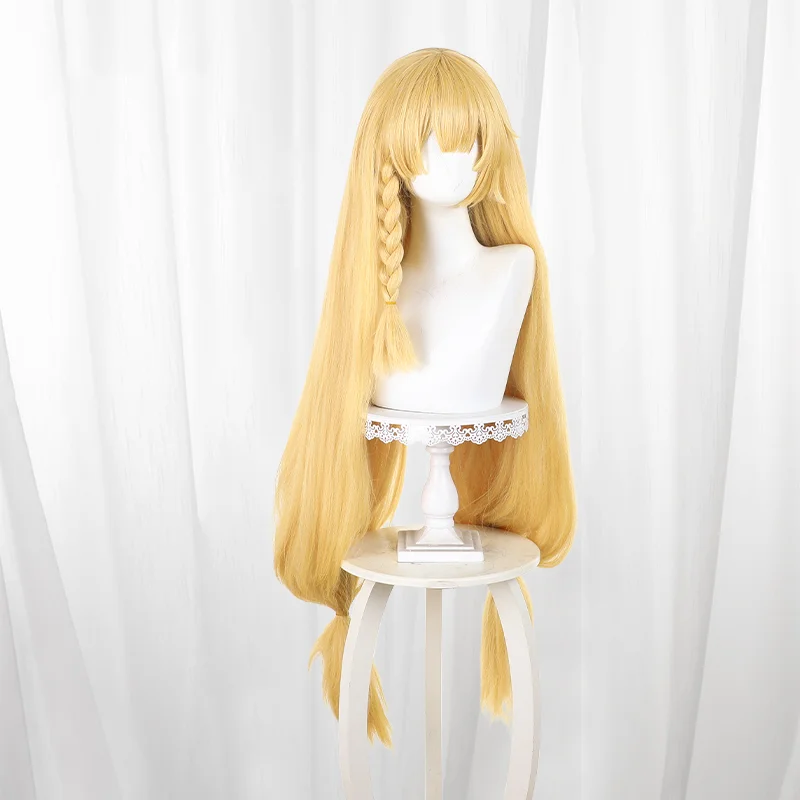 Game Duet Night Abyss Truffle and Filbert Cosplay Wig Blonde Braid Style Anime Character Hair For Comicon Party Adult Women Men
