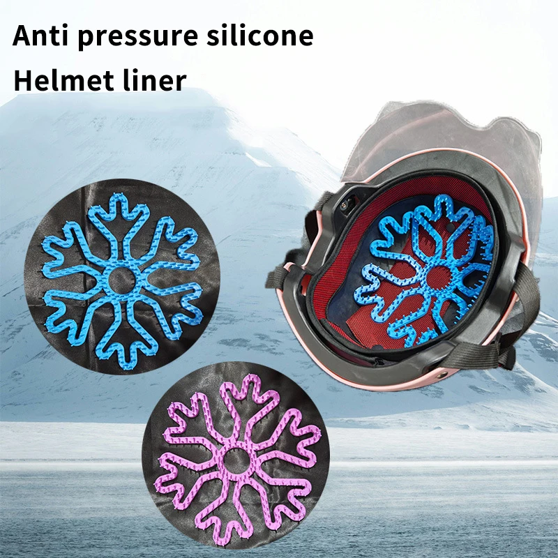 

Гибкая антидеформационная внутренняя силиконовая накладка для шлема, вентилируемая подкладка для шлема, набивка для шлема, аксессуары для мотоциклетного велосипедного шлема